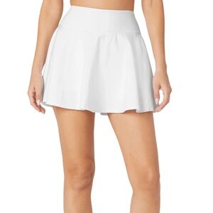 Beyond Yoga Spacedye Hot Shot Circle Skirt Cloud White